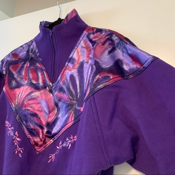 Vintage Pullover 1/3 Zip Sweater - Picture 3 of 12